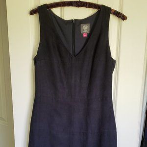 Navy sueded front Vince Camuto dress